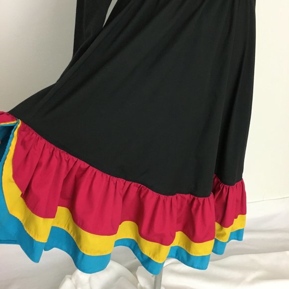 ❌sold❌Rockabilly Square Dance Costume L Loud 80s - Picture 3 of 8